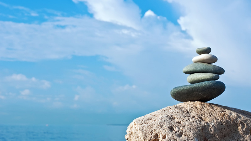 Openground Balanced Rocks At Sea